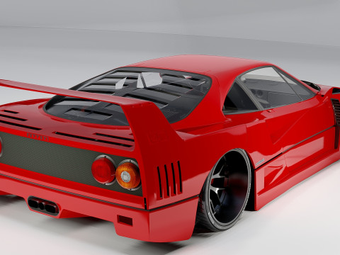 Ferrari F40 3D 모델