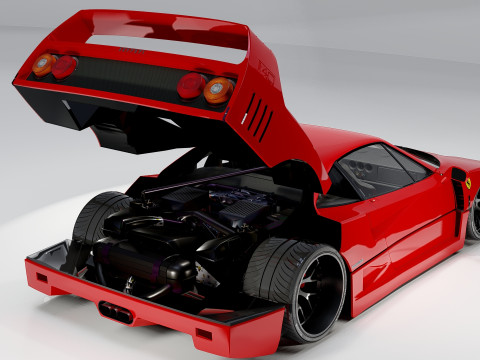 Ferrari F40 3D 모델