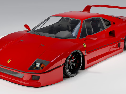 Ferrari F40 3D 모델