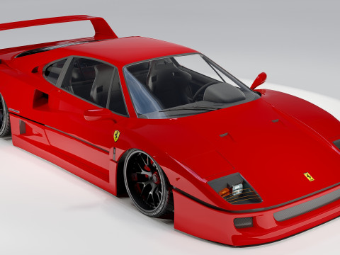 Ferrari F40 3D 모델