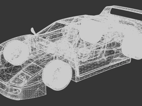 Ferrari F40 3D Model