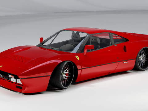 Ferrari 288 GTO Classic Italian Supercar Model 3D
