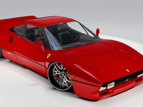 Ferrari 288 GTO Classic Italian Supercar Model 3D