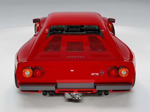 Ferrari 288 GTO Classic Italian Supercar Model 3D