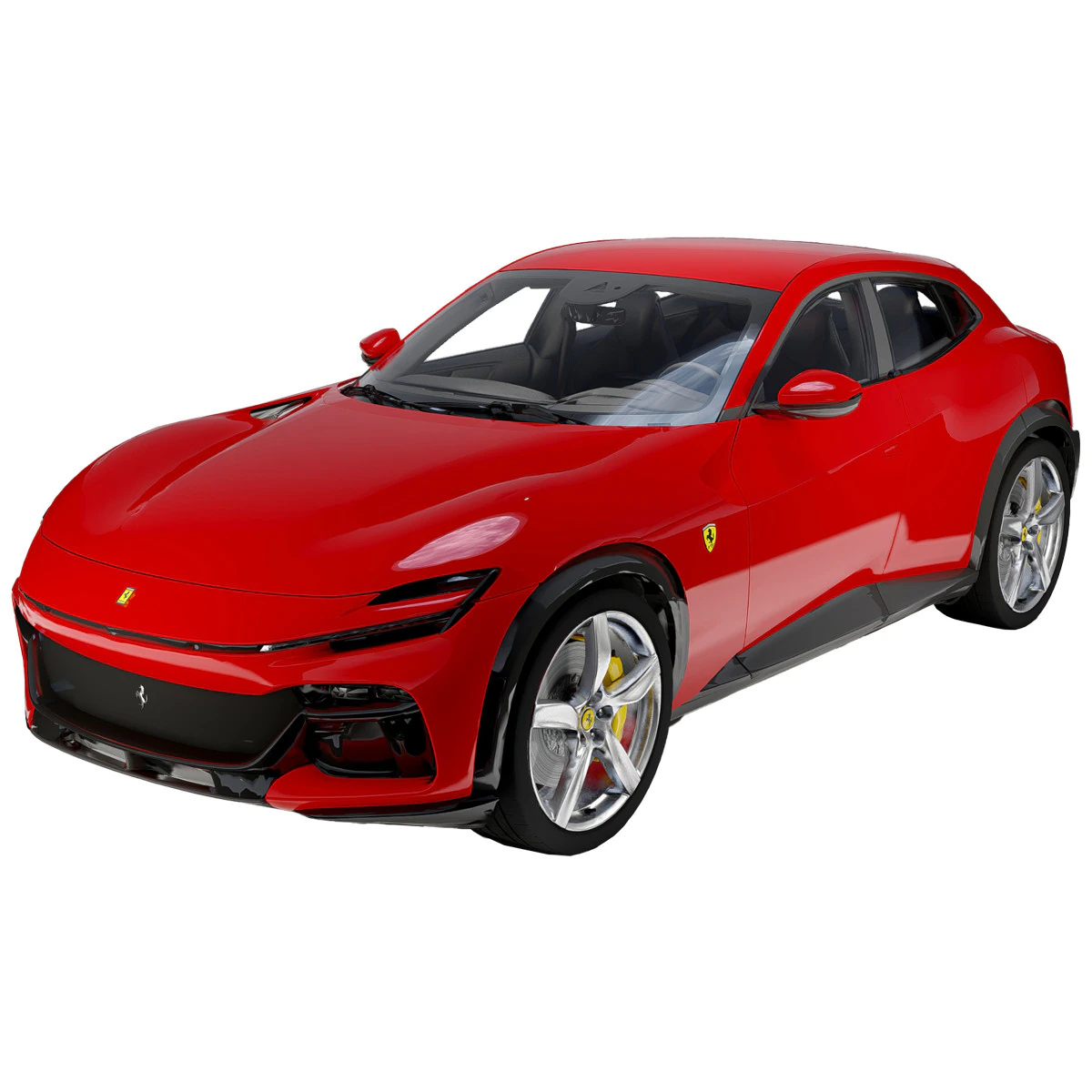 Ferrari Purosangue Luxury Performance SUV 3D Model .c4d .max .obj .3ds .fbx .stl .blend 