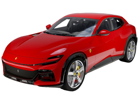 Ferrari Purosangue Luxury Performance SUV Modelo 3D