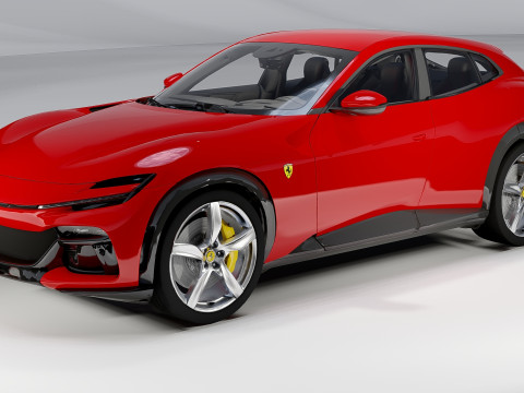 Ferrari Purosangue Luxury Performance SUV 3D 모델