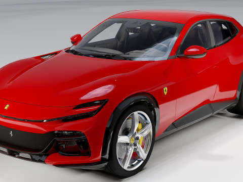 Ferrari Purosangue Luxury Performance SUV 3D 모델