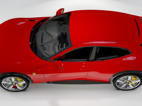 Ferrari Purosangue Luxury Performance SUV 3D 모델