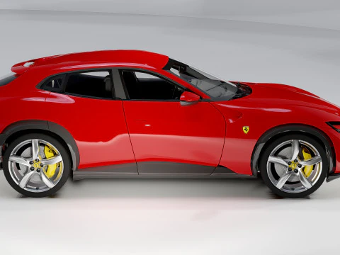 Ferrari Purosangue Luxury Performance SUV 3D Model