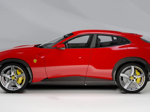 Ferrari Purosangue Luxury Performance SUV 3D Model