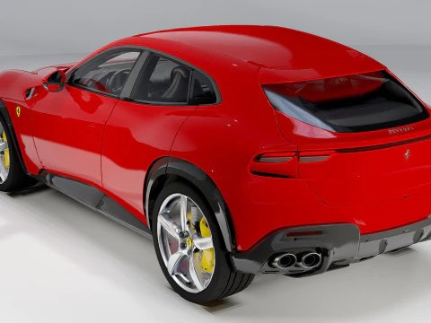 Ferrari Purosangue Luxury Performance SUV 3D Model