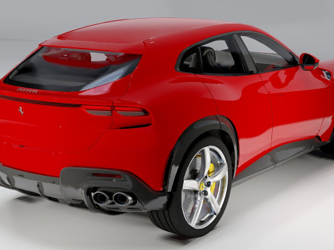 Ferrari Purosangue Luxury Performance SUV 3D 모델