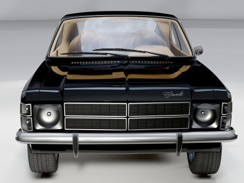 Chevrolet Opala 2-Türer, 1978, klassisches Muscle-Car 3D Modell