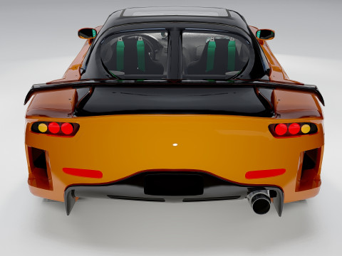 Mazda RX-7 Veilside Tokyo Drift JDM Tuned Sports 3D Model