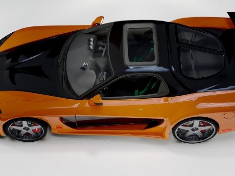 Mazda RX-7 Veilside Tokyo Drift JDM Tuned Sports 3D Model