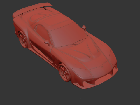 Mazda RX-7 Veilside Tokyo Drift JDM Tuned Sports 3D Model
