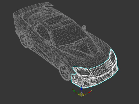 Mazda RX-7 Veilside Tokyo Drift JDM Tuned Sports 3D Model