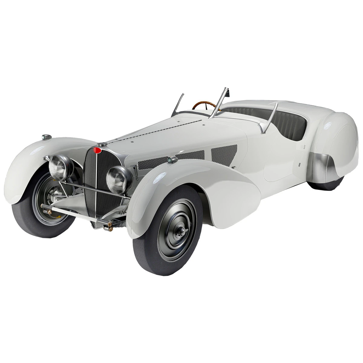 Bugatti Type 57S Roadster 1937 3D Model .c4d .max .obj .3ds .fbx .stl .blend