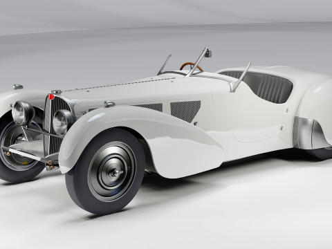 Bugatti Type 57S Roadster 1937 Modelo 3D