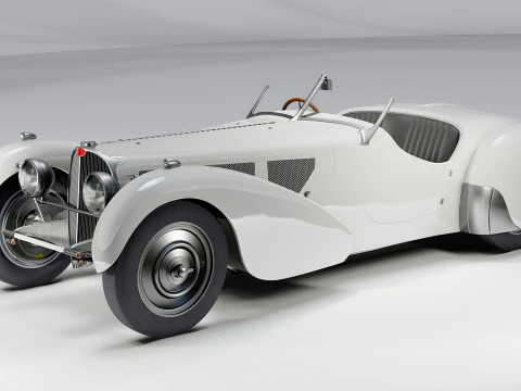 Bugatti Type 57S Roadster 1937 3D Model