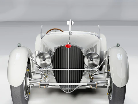 Bugatti Type 57S Roadster 1937 3D Model