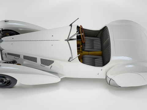 Bugatti Type 57S Roadster 1937 Modelo 3D