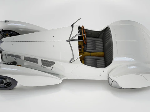 Bugatti Type 57S Roadster 1937 3D Model