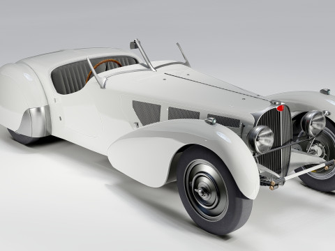 Bugatti Type 57S Roadster 1937 Modelo 3D