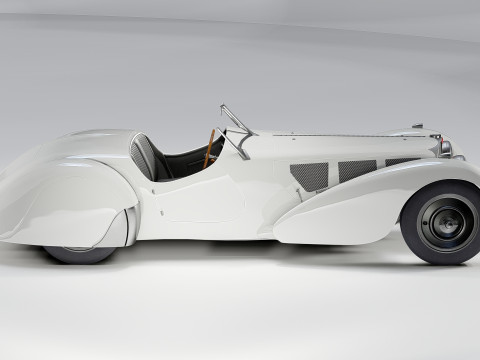 Bugatti Type 57S Roadster 1937 Modelo 3D