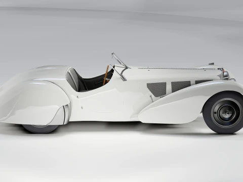 Bugatti Type 57S Roadster 1937 3D Model