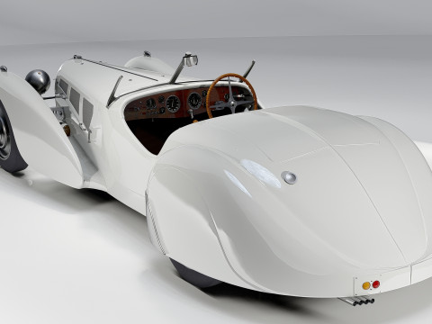 Bugatti Type 57S Roadster 1937 Modelo 3D