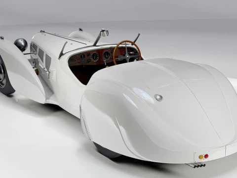 Bugatti Type 57S Roadster 1937 3D Model