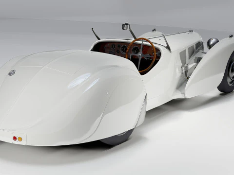 Bugatti Type 57S Roadster 1937 3D Model