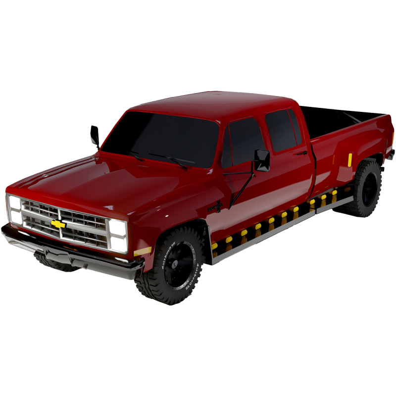 Класичний американський пікап Chevrolet Silverado 1980 року 3D Модель .c4d .max .obj .3ds .fbx .stl .blend