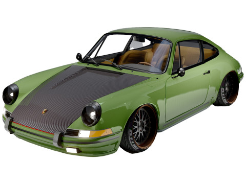 Porsche 911 Clásico Restomod 1964 Modelo 3D