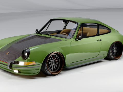 Porsche 911 Classic Restomod 1964 3D Model