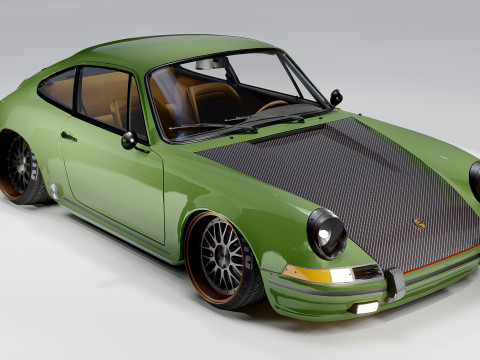 Porsche 911 Classic Restomod 1964 3D Model