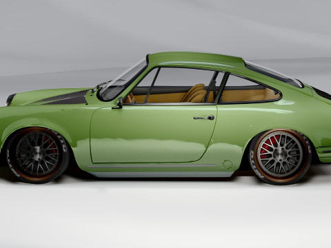 Porsche 911 Classic Restomod 1964 3D Model