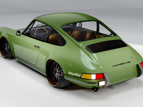 Porsche 911 Classic Restomod 1964 3D Model