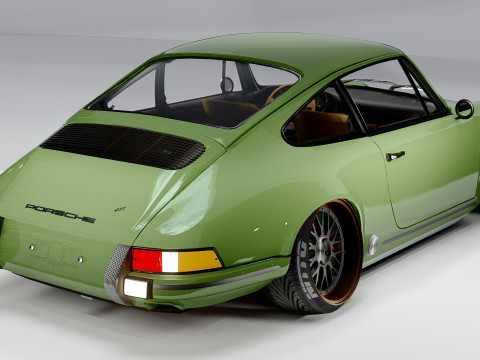 Porsche 911 Classic Restomod 1964 3D Model