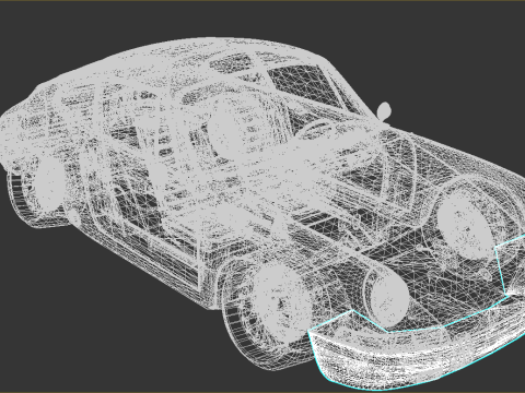 Porsche 911 Classic Restomod 1964 3D Model