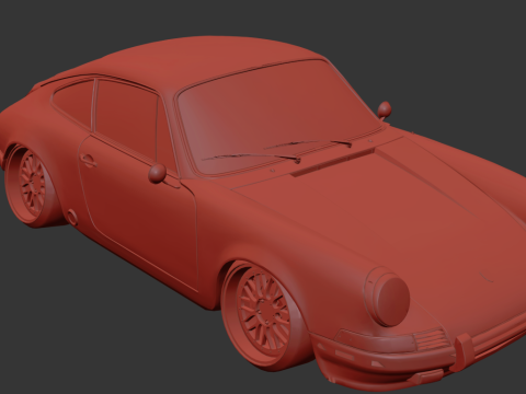 Porsche 911 Classic Restomod 1964 3D Model