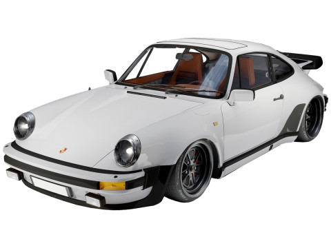 Porsche 911 Turbo 930 Custom Widebody Klassieker 3D Model