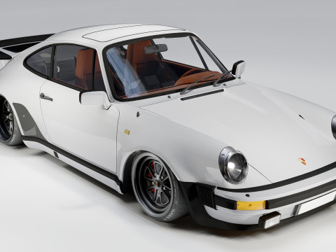 Porsche 911 Turbo 930 Custom Widebody Classique Modèle 3D