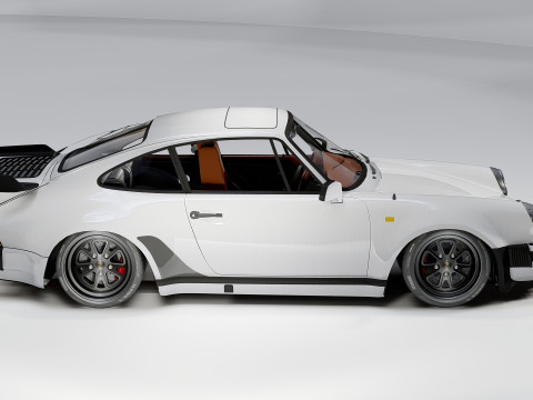 Porsche 911 Turbo 930 Custom Widebody Classique Modèle 3D