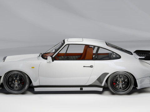 Porsche 911 Turbo 930 Custom Widebody Classique Modèle 3D