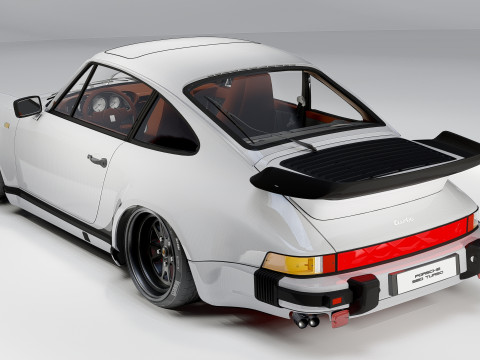 Porsche 911 Turbo 930 Custom Widebody Classique Modèle 3D