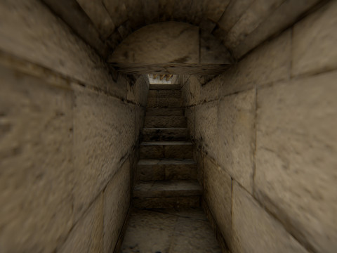 Fortaleza medieval de la colina Complejo europeo de castillos de piedra Modelo 3D