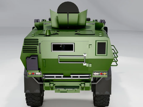 Armored Military Tactical Vehicle 3D Combat Truck 3D Model